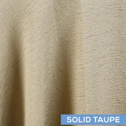 Taupe Elf Curtain Panel w/ 4" Rod Pocket - 113" Wide - Many Size Options