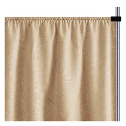 Taupe Sombra Curtain Panel w/ 4