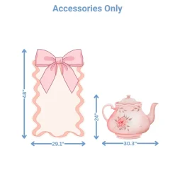 Tea Party 2 Foam Core Birthday Backdrop Kit by PopScene™