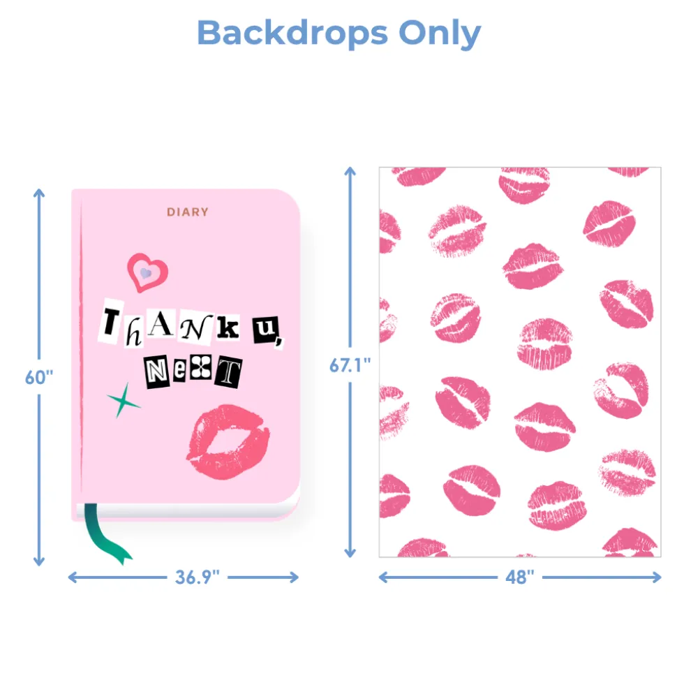 Thank U, Next Foam Core Backdrop Kit by PopScene™