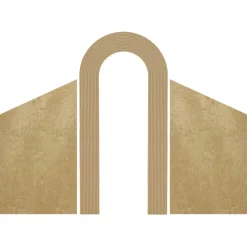 The "Lucy" Chiara 3 Piece Collapsing Wall Panel Set