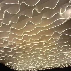 The Ripplewave™ LED Hanging Ceiling Drape Warm or Cool Light - Choose Size & Color