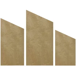 The "Thaisa" Chiara 3 Piece Collapsing Wall Panel Set