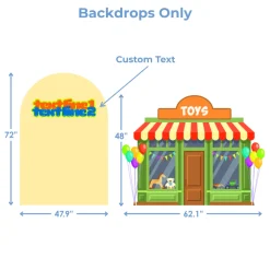 Toy Shop Foam Core Backdrop Kit by PopScene™