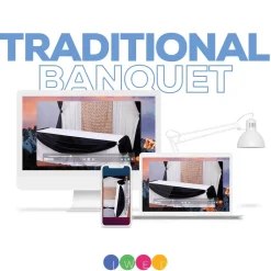 Traditional Banquet with Satin Valance - Instructional Video