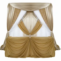 Traditional Theme Pro-Designed Backdrop or 4 Post Canopy Kit - 6ft-14ft Tall