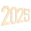 Traditional Wood Marquee "2025"