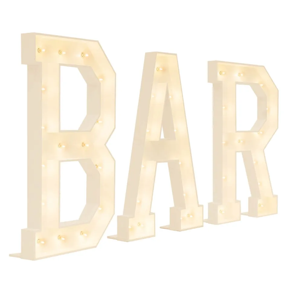Traditional Wood Marquee "BAR"