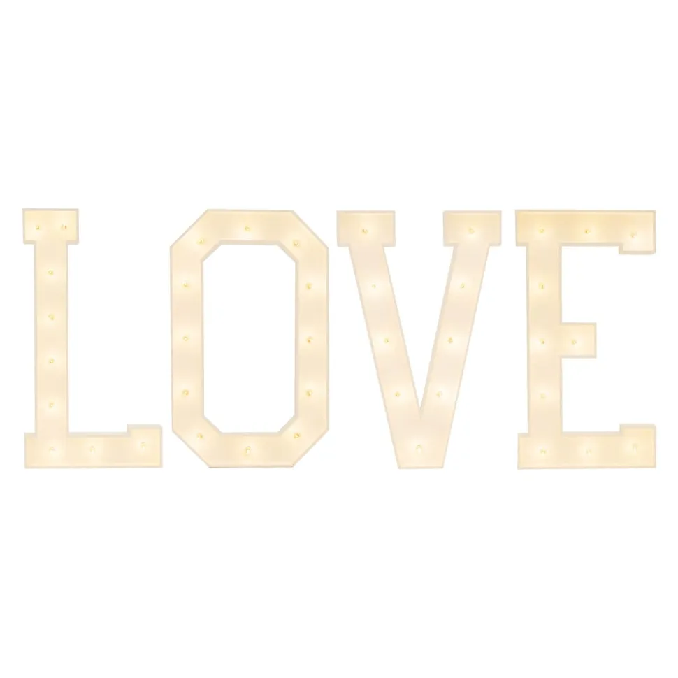 Traditional Wood Marquee 4 Letter Signs - Choose your Sign!