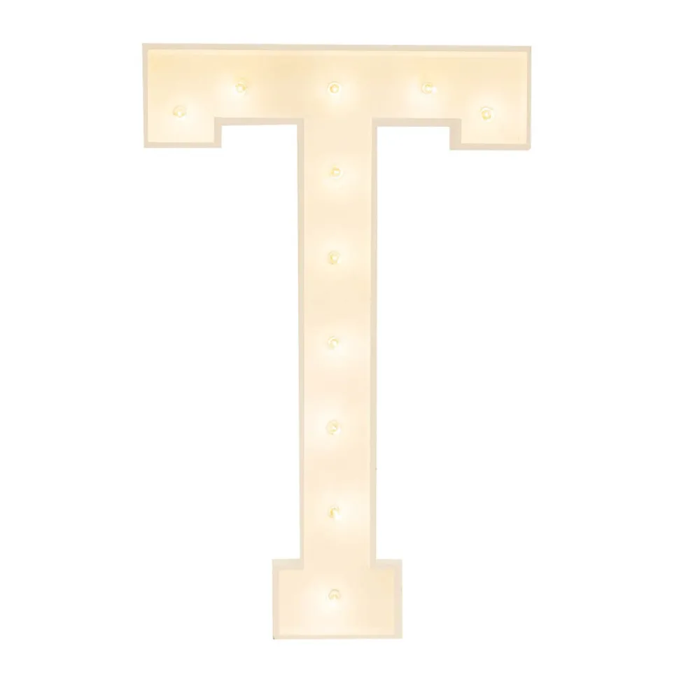 Traditional Wood Marquee "THE"