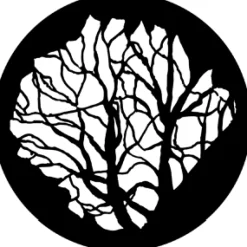Tree 6 - Stock Gobo for Gobo Light Projectors - Choose your size!