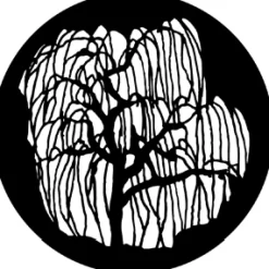 Tree 1 - Stock Gobo for Gobo Light Projectors - Choose your size!