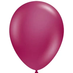 TUFTEX Crystal Burgundy Balloon - 17 inch