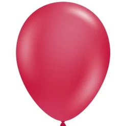 TUFTEX Metallic Starfire Red Balloon - 17 inch