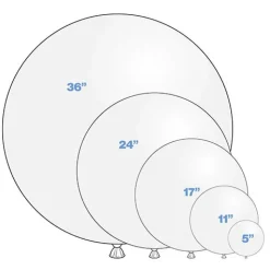 TUFTEX Sugar (Pearl White) Balloon - 17 inch