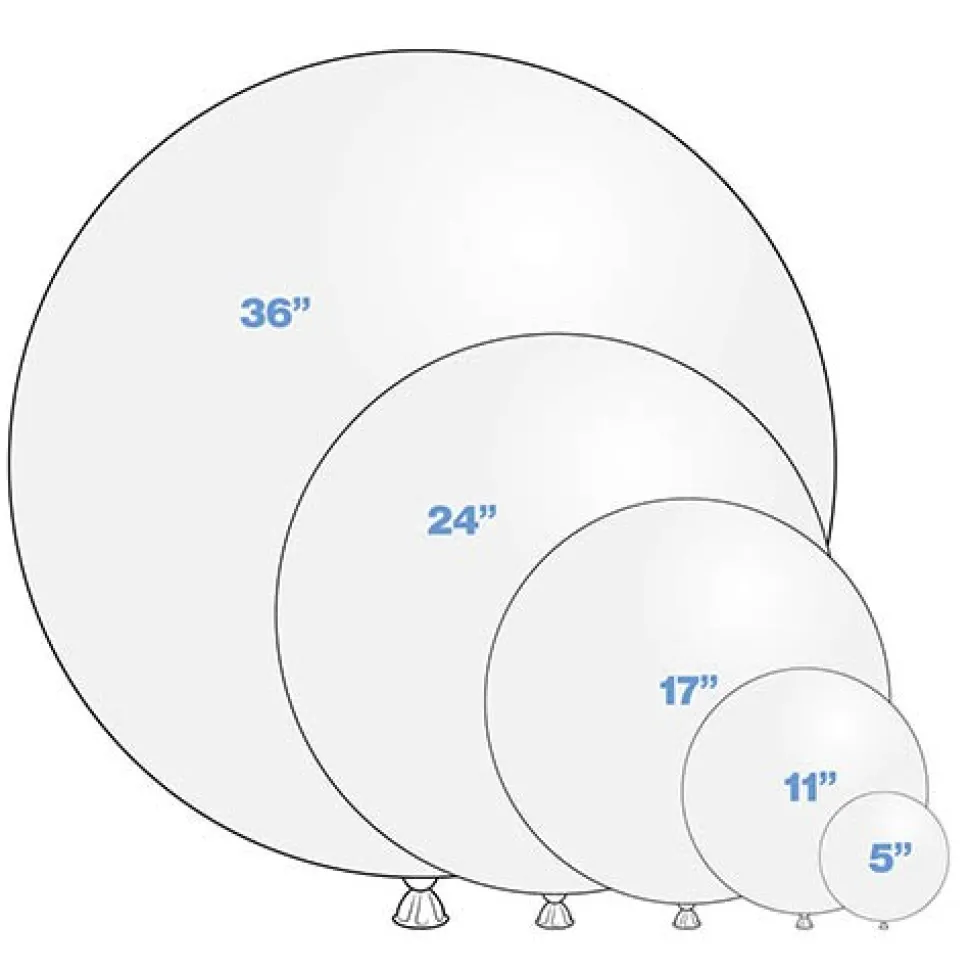 TUFTEX Sugar (Pearl White) Balloon - 17 inch