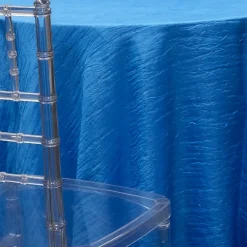 TURQUOISE - *FR* Crushed Taffeta Tablecloth by Eastern Mills - Many Size Options