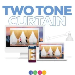 Two Tone Curtain Backdrop - Instructional Video