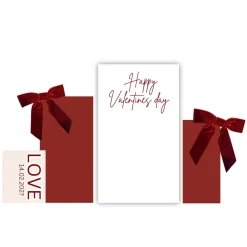 Valentines day 2 Foam Core Birthday Backdrop Kit by PopScene™