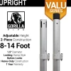Valu Series - 8-14ft Adjustable Slip-Fit 1.5" Upright
