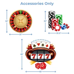 Vegas Luck Foam Core Backdrop Kit by PopScene™
