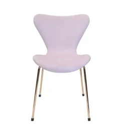 Velour Side Chair - Pink