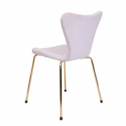 Velour Side Chair - Pink