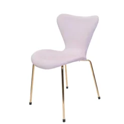 Velour Side Chair - Pink