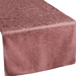 Velvet Table Runner - Dark Dusty Rose/Mauve