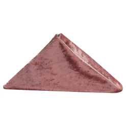 Velvet 20"x20" Linen Napkin - Dark Dusty Rose/Mauve - Packs of 10