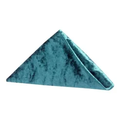 Velvet 20"x20" Linen Napkin - Dark Turquoise - Packs of 10