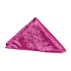 Velvet 20"x20" Linen Napkin - Magenta - Packs of 10