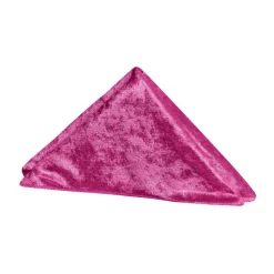 Velvet 20"x20" Linen Napkin - Magenta - Packs of 10