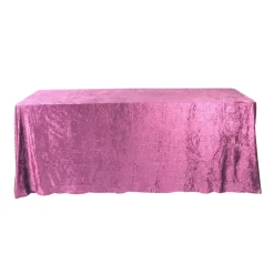 Velvet 90"x132" Rectangular Tablecloth - Violet