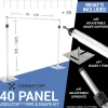 Versatop™ 2.0® - 40-Panel Pipe and Drape Kit / Backdrop - 9-16 Feet Tall (Adjustable)