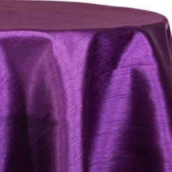 Violet - Shantung Satin “Capri” Tablecloth - Many Size Options