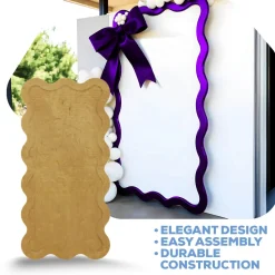 Wavy Collapsing Chiara Wall Panel - 80" Tall x 38" Wide
