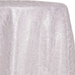 White - Elegant Sheer Overlay by Eastern Mills- Many Size Options