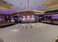 White LED Starlight Dance Floor Kit - 26ft x 26ft (includes Flight Case)