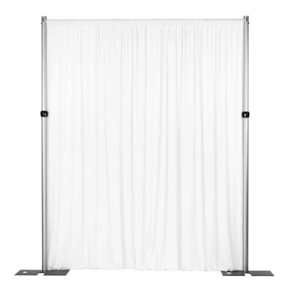 White 4-Way Stretch Spandex Drape Panel - Choose your Size