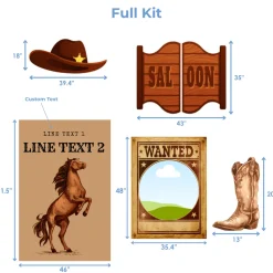 Wild West Foam Core Backdrop Kit by PopScene™