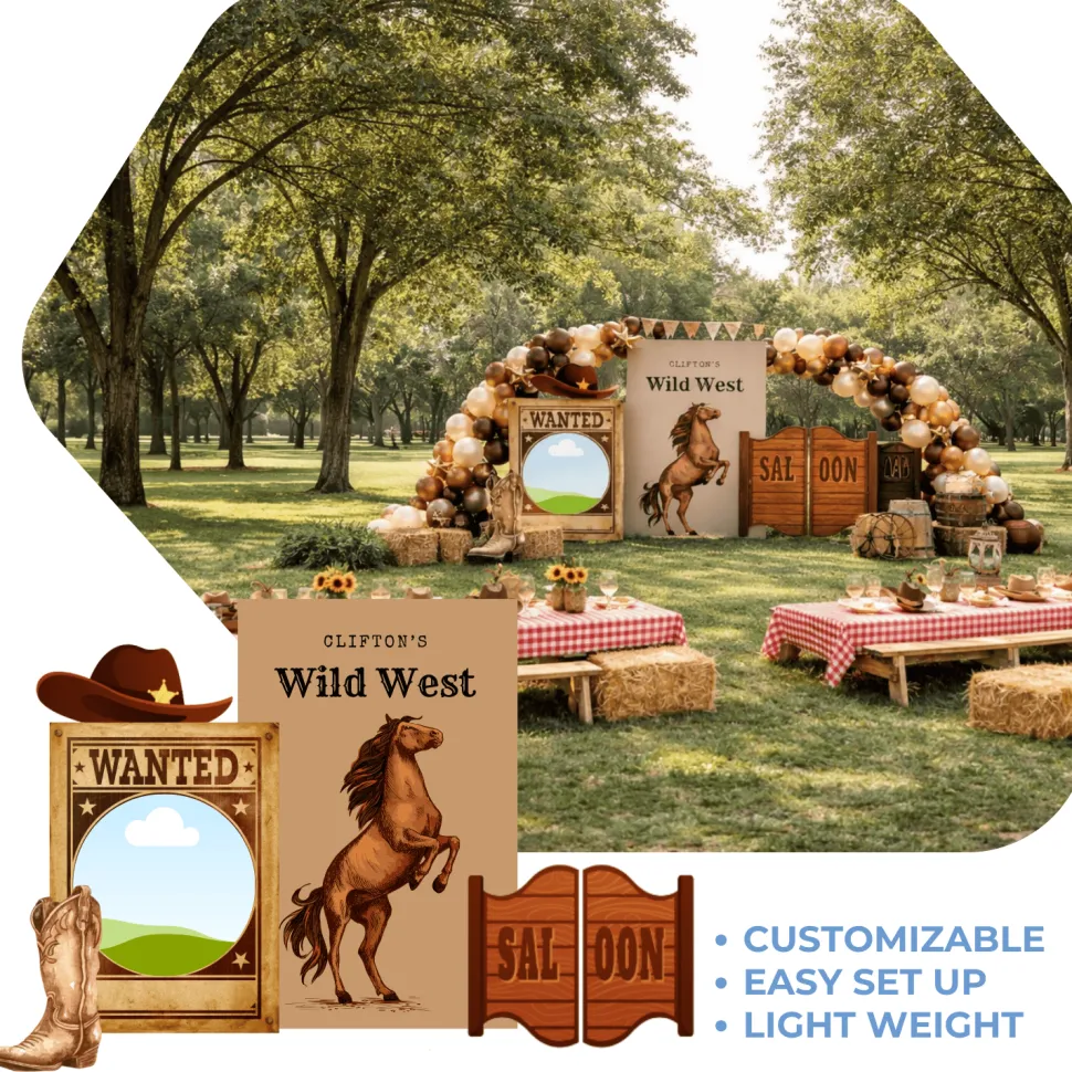 Wild West Foam Core Backdrop Kit by PopScene™