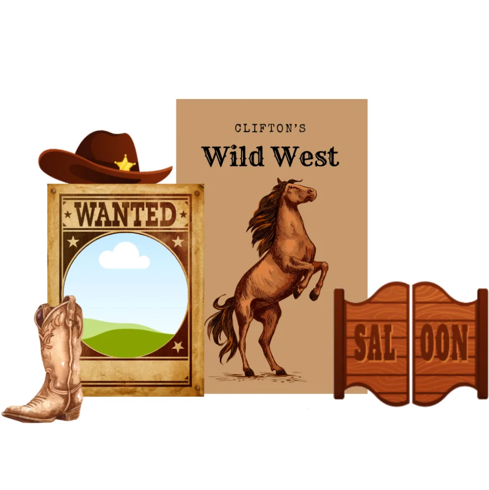 Wild West Foam Core Backdrop Kit by PopScene™