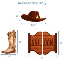 Wild West Foam Core Backdrop Kit by PopScene™