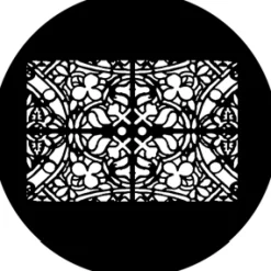 Window Grill - Stock Gobo for Gobo Light Projectors - Choose your size!