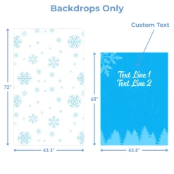 Winter Wonderland Foam Core Backdrop Kit by PopScene™