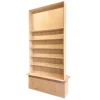 Wood Champagne Wall with Base - 94" Tall