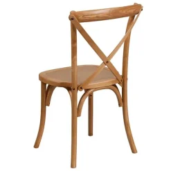 Wooden Crossback Chair - Oak