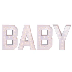 Wood Marquee - BOLD Font - "BABY" - 4ft Tall