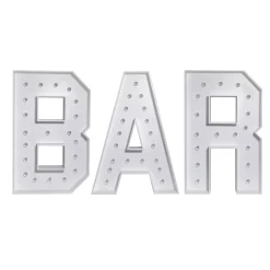 Wood Marquee - BOLD Font - "BAR" - 4ft Tall